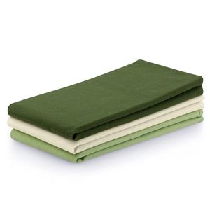 AmeliaHome Sada kuchyňských ručníků Letty Plain - 3 ks zelená, velikost 50x70 obraz