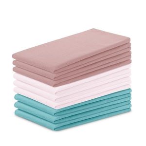 AmeliaHome Sada kuchyňských ručníků Letty Plain - 9 ks růžová/tyrkysová, velikost 50x70 obraz