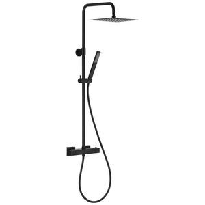 Dešťová sprcha s termostatickou sprchovou baterií Logon Black Premium obraz