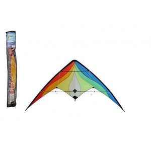 Drak létající nylon 160x80cm barevný v sáčku obraz