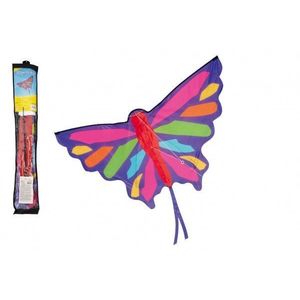Drak létající nylon motýl 130x74cm v sáčku obraz