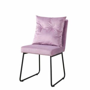 Židle Ze Sametu Bono Růžová obraz