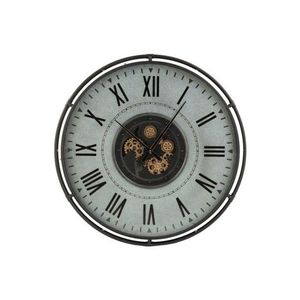 Kovové nástěnné hodiny s pohyblivým strojkem Romani - ∅109*9, 5cm 2920 obraz