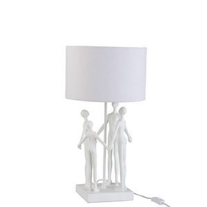 Stolní lampa s textilním stínidlem Figurines - Ø 30, 5*57, 5 cm 2108 obraz