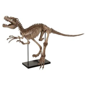 Dekorace dinosaurus Raptor na kovové noze - 145*59*81, 5 cm 2384 obraz