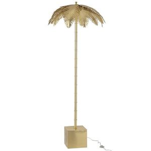 Zlatá kovová stojací palmová lampa Coconut - Ø 77*210 cm 96493 obraz