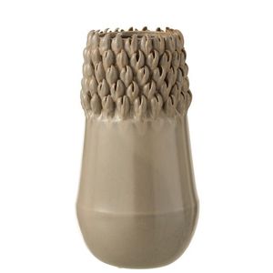 Béžovo-šedá keramická váza Ibiza - Ø 16*31cm 12998 obraz