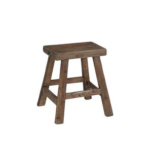 Hnědá dřevěná stolička Bery - 35, 5*34, 5*45 cm 79041 obraz