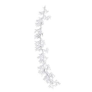 Bílá zasněžená dekorační větvička Snowy - 22*5*104cm 87393 obraz