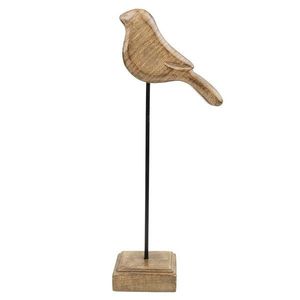 Dekorace dřevěný ptáček na podstavci - 7, 5*16, 5*38cm CISHV38 obraz