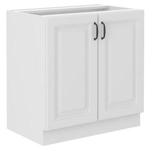 Kuchyňská skříňka STILO bílá mat/bílá 80d 2f bb obraz