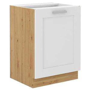 Kuchyňská skříňka LUNA bílá mat/artisan 60d 1f bb obraz