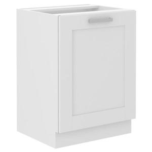 Kuchyňská skříňka LUNA bílá mat/bílá 60d 1f bb obraz