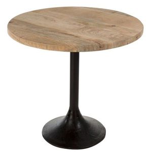 Černý barový stolek Barry - Ø 65*60cm 80074 obraz