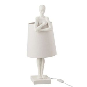 Bílá stolní lampa Figurines – Ø 23, 5*58 cm 2107 obraz