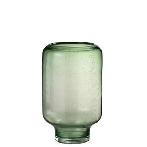Zelená skleněná váza / svícen Light Green L - 22*22*35, 5 cm 3700 obraz