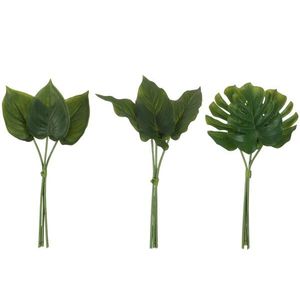 3 ks svazku zelených umělých listů květin - 1*1*30 cm 70153 obraz