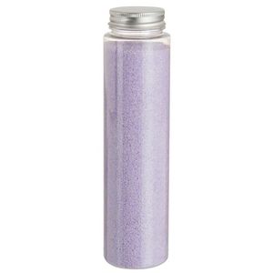 Dekorativní světle fialový písek v láhvi 600g - 5, 4*5, 4*21 cm 72184 obraz