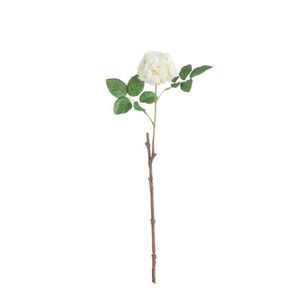 Umělá dekorativní květina Planá růže bílá - 15*7*45 cm 80166 obraz