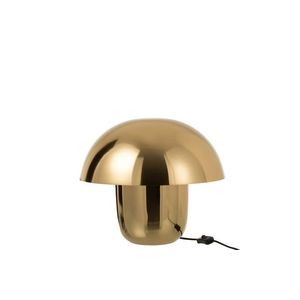 Zlatá kovová stolní lampa Mushroom - Ø 40*34cm 11186 obraz