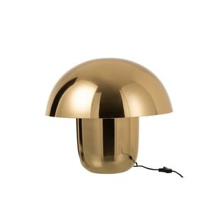 Zlatá kovová stolní lampa Mushroom Large - Ø 50*45cm 11187 obraz