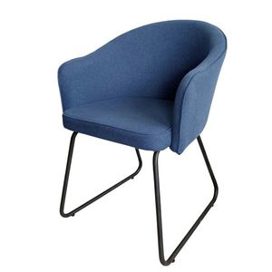Židle S Područkami Ira Modrá obraz