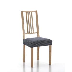 Forbyt, Potah elastický na sedák židle, SADA komplet 2 ks, modrý obraz