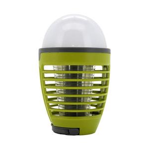 LED Přenosná nabíjecí lampa s lapačem hmyzu LED/2W/3, 7V IPX4 zelená obraz