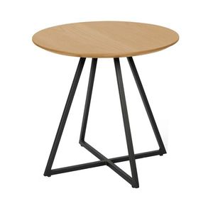Příruční stolek Delik, dub, pr. 50 cm obraz