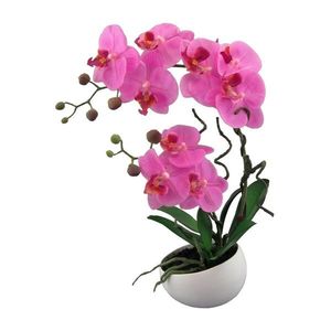Umělá Orchidej v květináči růžová, 42 cm 115812-80 obraz