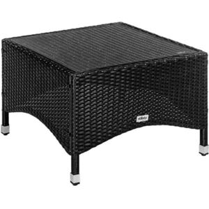 Stilista 90147 STILISTA Odkládací stolek, 58 x 58 cm, polyratan, černý obraz