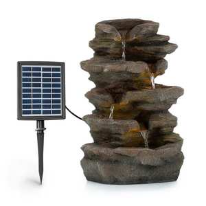 Blumfeldt Stonehenge, solární fontána, LED osvětlení, polyresin, lithium-iontový akumulátor obraz