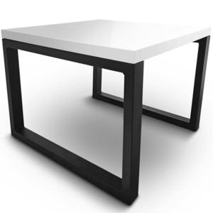 Konferenční stolek Moarti bílý lesk obraz