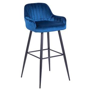 Barová Židle 2-170ap Blue Velvet Lf260-51 obraz