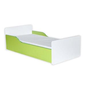 Postel s matrací BB08 bílá+zelená obraz