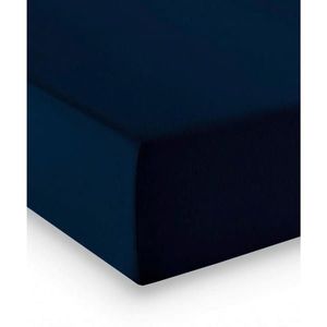 Fleuresse ELASTICKÉ PROSTĚRADLO, žerzej, tmavě modrá, 180/200 cm obraz