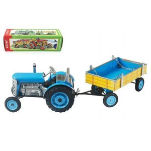 Kovap Traktor Zetor s valníkem modrý na klíček obraz