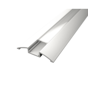 LED Solution Nástěnný profil pro LED pásky N4 bílý Vyberte variantu a délku: Profil bez difuzoru 1m LP104W-1M obraz