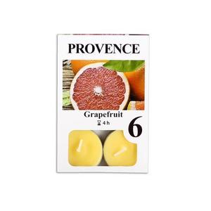 Provence Čajová svíčka 6ks grapefruit obraz