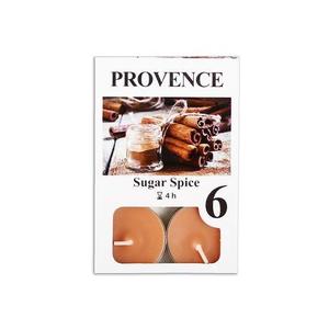 Provence Čajová svíčka 6ks sladké koření obraz