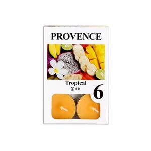 Provence Čajová svíčka 6ks tropická vůně obraz