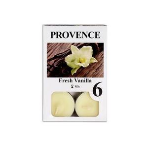 Provence Čajová svíčka 6ks vanilka obraz