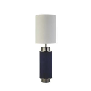 Searchlight Searchlight EU59041BK - Stolní lampa FLASK 1xE27/60W/230V modrá obraz