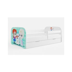 Kocot kids Dětská postel Babydreams Ledové království bílá, varianta 70x140, se šuplíky, bez matrace obraz