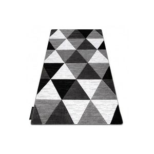 Dywany Lusczow Kusový koberec ALTER Rino trojúhelníky šedý, velikost 140x190 obraz