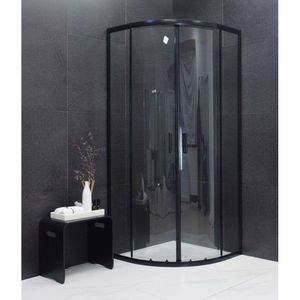 Sprchová kabina MEXEN RIO 80x80 cm černá obraz