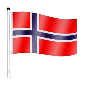 Tuin 60936 Vlajkový stožár vč. vlajky Norsko - 6, 50 m obraz
