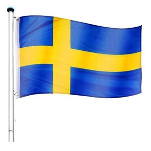 Tuin 60935 Vlajkový stožár vč. vlajky Švédsko - 6, 50 m obraz
