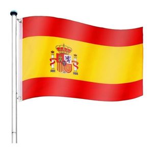 Tuin 60933 Vlajkový stožár vč. vlajky Španělsko - 6, 50 m obraz