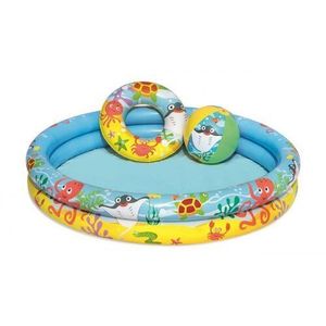 Nafukovací SET - bazén 112cm, plavací kruh 51cm, míč 41x15cm obraz